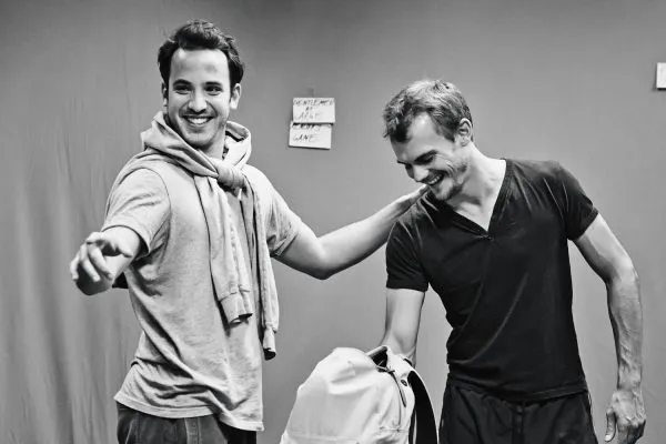 Christopher Birks rehearsing for 'The Man Who Would Be King'