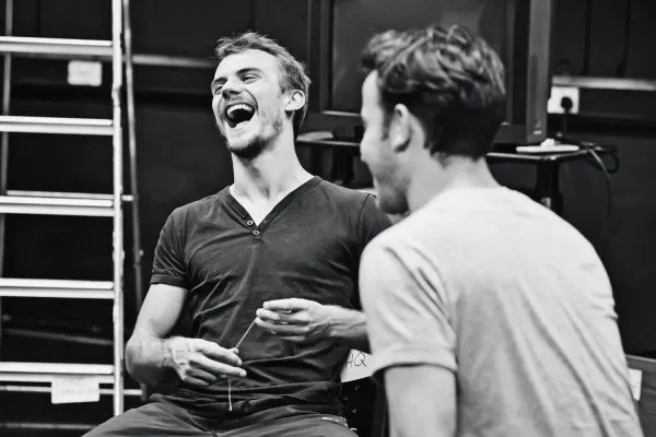 Christopher Birks rehearsing 'The Man Who Would Be King'